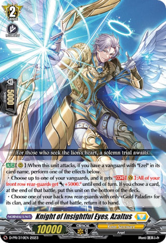 Knight of Insightful Eyes, Azaltus (D-PR/310EN) [D Promo Cards]