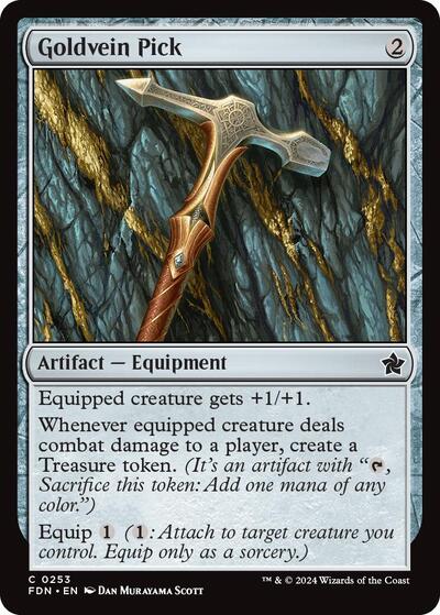 Goldvein Pick (Foundations) Near Mint