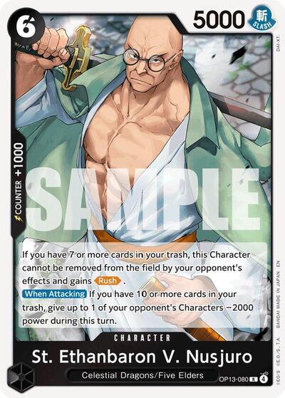 St. Ethanbaron V. Nusjuro (Carrying On His Will) Near Mint Foil