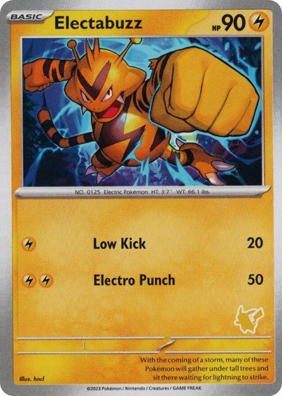 Electabuzz (My First Battle) Near Mint - Nick Nack's Full Frontal Attack