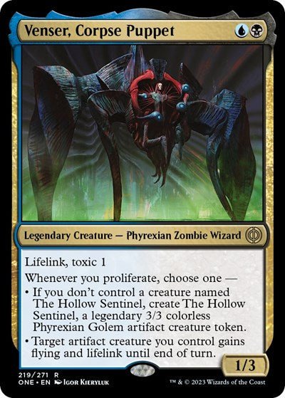 Venser, Corpse Puppet (Phyrexia: All Will Be One) Near Mint - Nick Nack's Full Frontal Attack