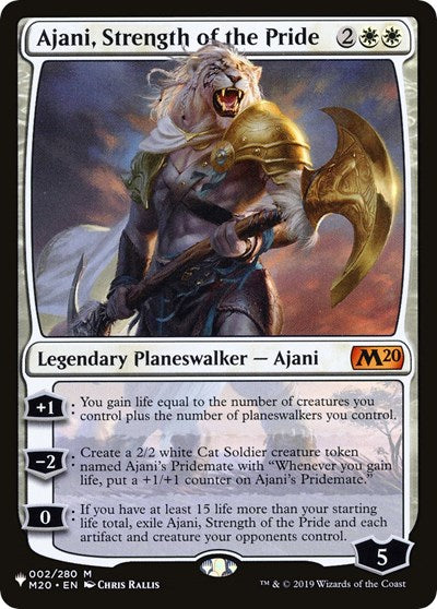 Ajani, Strength of the Pride (The List) Near Mint
