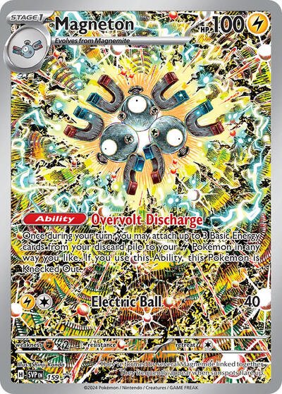Magneton - 159 (SV: Scarlet & Violet Promo Cards) Near Mint Holofoil - Nick Nack's Full Frontal Attack