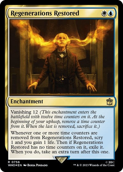 Regenerations Restored (Surge Foil) (Universes Beyond: Doctor Who) Near Mint Foil