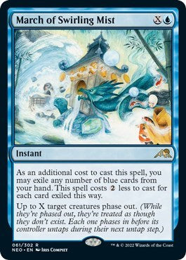 March of Swirling Mist (Kamigawa: Neon Dynasty) Near Mint