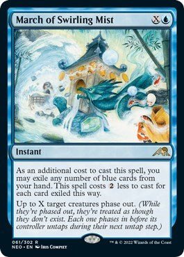 March of Swirling Mist (Kamigawa: Neon Dynasty) Near Mint - Nick Nack's Full Frontal Attack