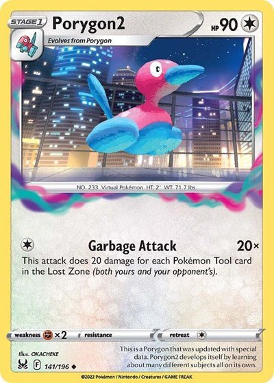 Porygon2 (SWSH11: Lost Origin) Near Mint - Nick Nack's Full Frontal Attack