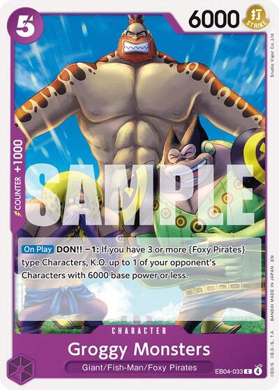 Groggy Monsters (The Azure Sea's Seven) Near Mint - Nick Nack's Full Frontal Attack
