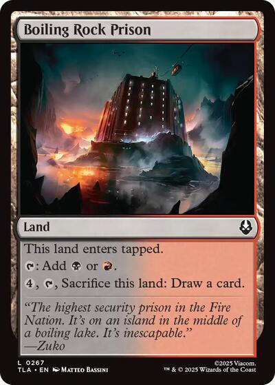 Boiling Rock Prison (Avatar: The Last Airbender) Near Mint - Nick Nack's Full Frontal Attack