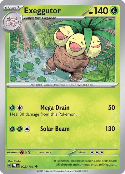 Exeggutor (SV: Prismatic Evolutions) Near Mint