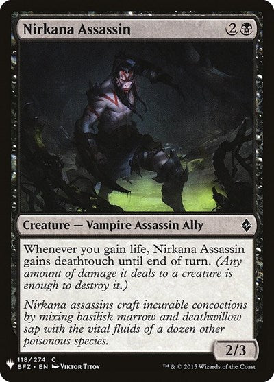 Nirkana Assassin (Mystery Booster) Near Mint - Nick Nack's Full Frontal Attack