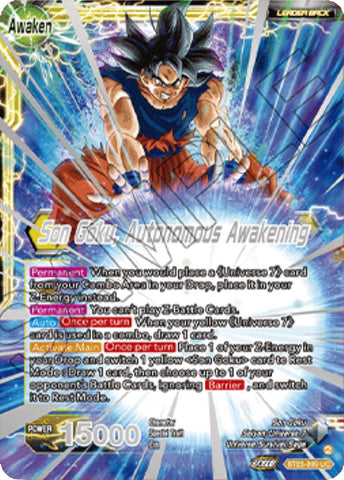 SSB Son Goku // Son Goku, Autonomous Awakening (2023 Championship Finals) (BT23-099) [Tournament Promotion Cards]