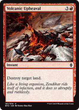 Volcanic Upheaval (Battle for Zendikar) Near Mint - Nick Nack's Full Frontal Attack