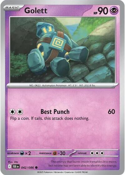 Golett (SV: Black Bolt) Near Mint Reverse Holofoil - Nick Nack's Full Frontal Attack