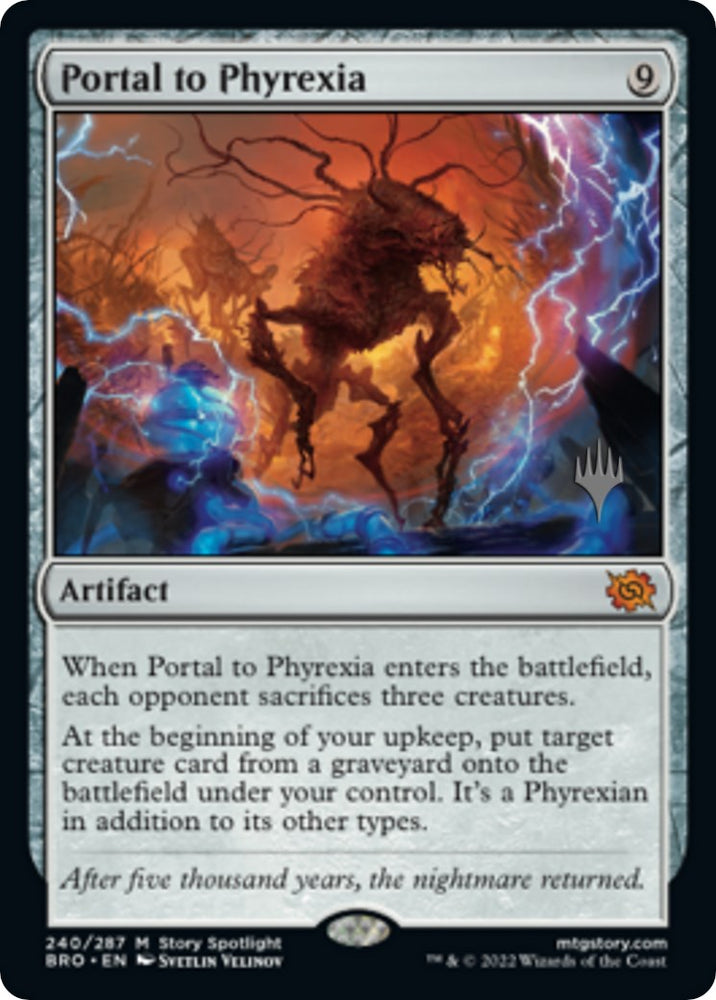 Portal to Phyrexia (paquete promocional) [Promociones de The Brothers' War] 