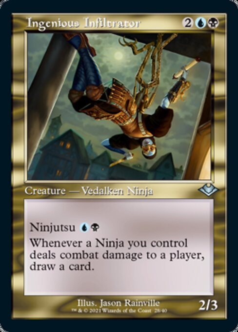 Ingenious Infiltrator (Modern Horizons 1 Retro Frames) Near Mint Foil - Nick Nack's Full Frontal Attack