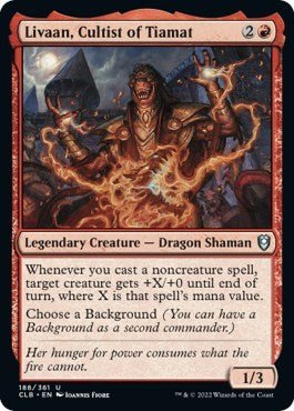 Livaan, Cultist of Tiamat (Commander Legends: Battle for Baldur's Gate) Near Mint - Nick Nack's Full Frontal Attack