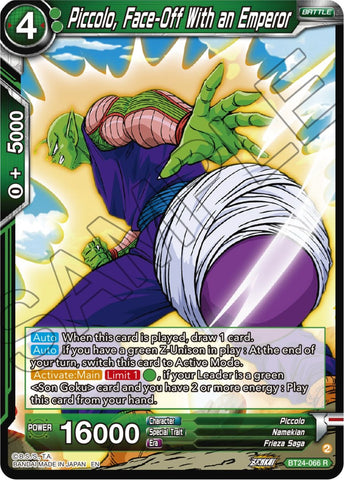 Piccolo, Face-Off With an Emperor (BT24-066) [Beyond Generations]