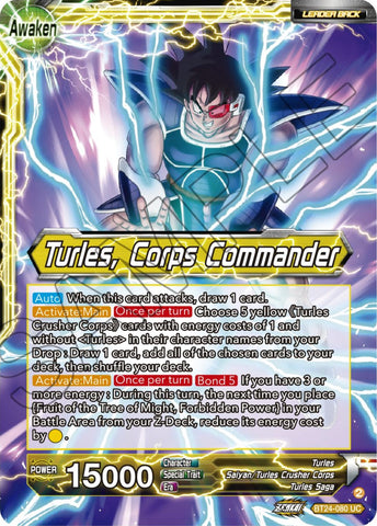 Turles // Turles, Corps Commander (BT24-080) [Beyond Generations]