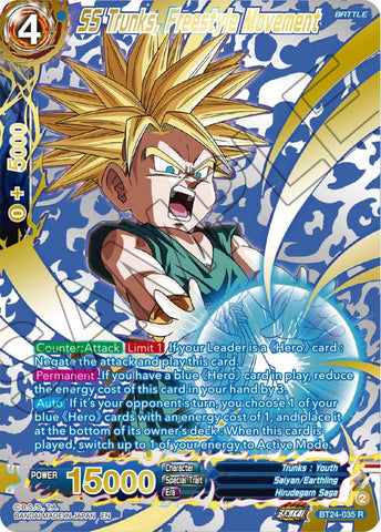SS Trunks, Freestyle Movement (Collector Booster) (BT24-035) [Beyond Generations]