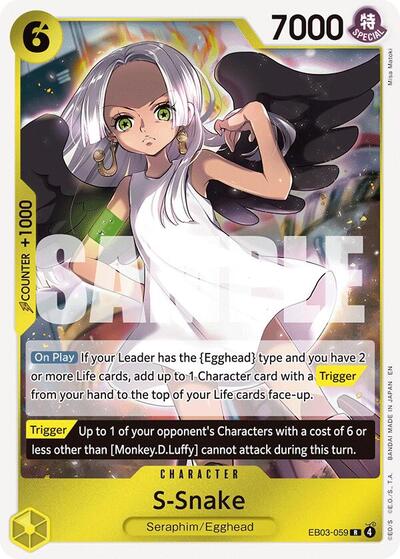 S-Snake (Extra Booster: One Piece Heroines Edition) Near Mint Foil