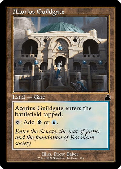 Azorius Guildgate (Retro Frame) (Ravnica Remastered) Near Mint