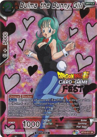 Bulma the Bunny Girl (Card Game Fest 2022) (BT10-011) [Tarjetas de promoción del torneo] 