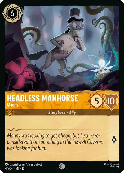 Headless Manhorse - Manny (Whispers in the Well) Near Mint - Nick Nack's Full Frontal Attack