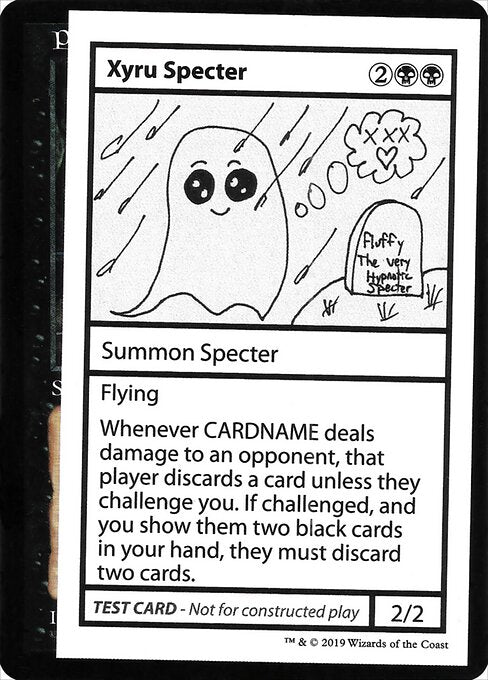 Xyru Specter (No PW Symbol) (Mystery Booster Test Print 2021) Near Mint - Nick Nack's Full Frontal Attack