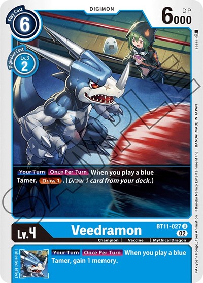 Veedramon (Dimensional Phase) Near Mint