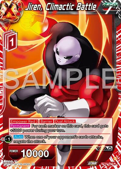 Jiren, Climactic Battle (History of Z) Near Mint