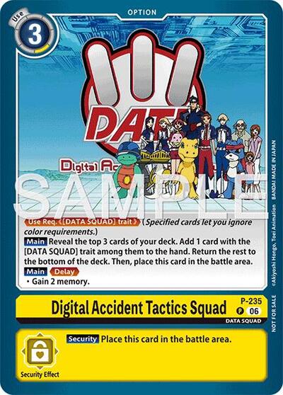 Digital Accident Tactics Squad (Store Tournament 2026 Vol. 2 Participation Pack) (Digimon Promotion Cards) Near Mint