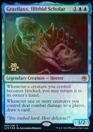 Grazilaxx, érudit illithid [Dungeons &amp; Dragons: Adventures in the Forgotten Realms Prerelease Promos] 