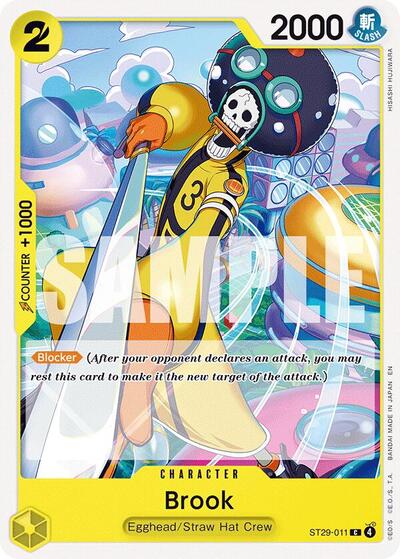 Brook (Starter Deck 29: Egghead) Near Mint - Nick Nack's Full Frontal Attack