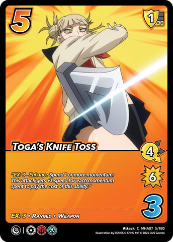 Toga's Knife Toss [Girl Power]