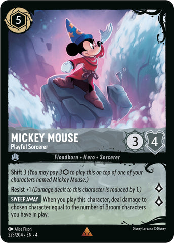 Mickey Mouse - Playful Sorcerer (225/204) (225/204) [Ursula's Return]