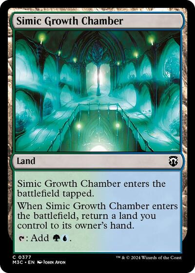 Simic Growth Chamber (Commander: Modern Horizons 3) Near Mint - Nick Nack's Full Frontal Attack