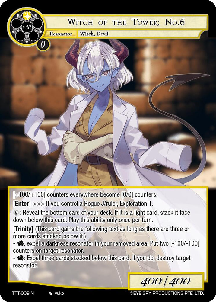 Witch of the Tower: No.6 (TTT-009 N) [Thoth of the Trinity]