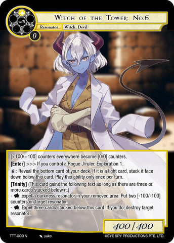 Witch of the Tower: No.6 (TTT-009 N) [Thoth of the Trinity]