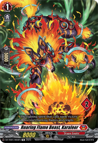 Roaring Flame Beast, Karaleor (2) (DZ-TD01/003EN) [Start Up Trial Deck: Dragon Empire]