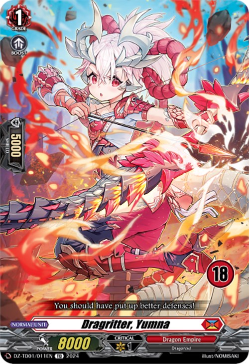 Dragritter, Yumna (18) (DZ-TD01/011EN) [Start Up Trial Deck: Dragon Empire]