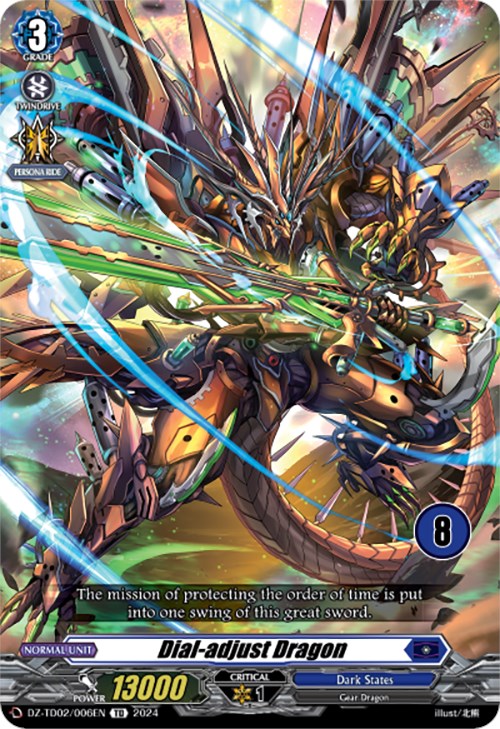 Dial-adjust Dragon (8) (DZ-TD02/006EN) [Start Up Trial Deck: Dark States]