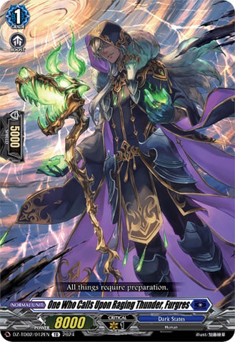 One Who Calls Upon Raging Thunder, Furgres (DZ-TD02/012EN) [Start Up Trial Deck: Dark States]