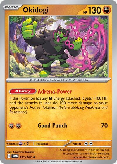 Okidogi (SV06: Twilight Masquerade) Near Mint Holofoil