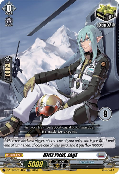 Blitz Pilot, Jagt (9) (DZ-TD03/014EN) [Start Up Trial Deck: Brandt Gate]