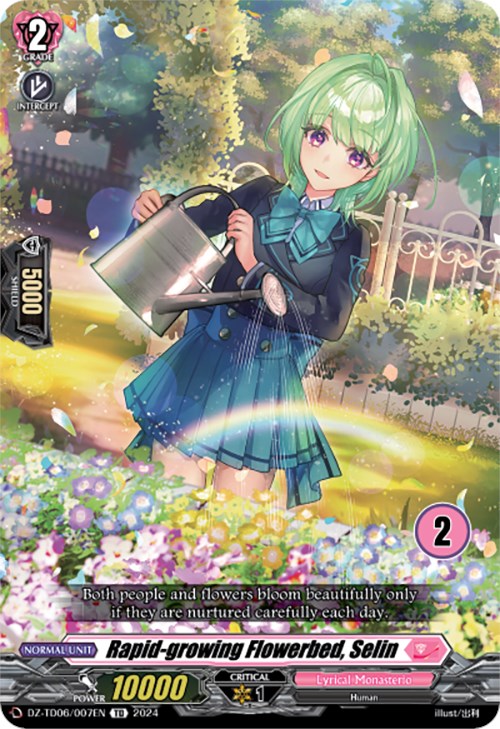 Rapid-growing Flowerbed, Selin (2) (DZ-TD06/007EN) [Start Up Trial Deck: Lyrical Monasterio]