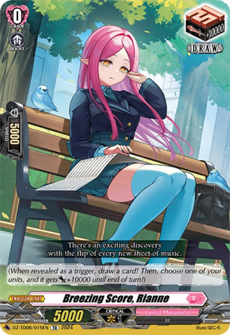 Breezing Score, Rianne (DZ-TD06/015EN) [Start Up Trial Deck: Lyrical Monasterio]