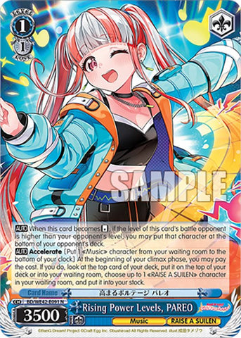 Rising Power Levels, PAREO (BD/WE42-E091 N) [BanG Dream! Girls Band Party! Countdown Collection]