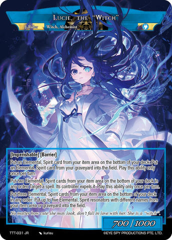 Lucie, Synthetic Alchemist // Lucie, the "Witch" (TTT-031 JR) [Thoth of the Trinity]