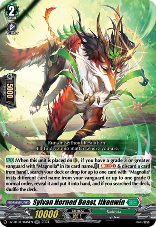 Sylvan Horned Beast, Ilkenwin (DZ-BT01/045EN) [Fated Clash]